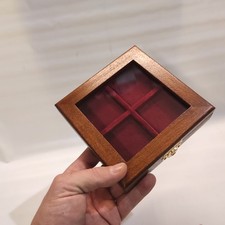 Cofanetto in legno per monete