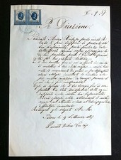  1867 LETTERA REGNO D'ITALIA