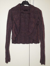 Coprispalle viola misto mohair e lana Kylie tg. M cardigan bolero maglione donna