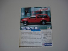 advertising Pubblicità 1990 NISSAN TERRANO 4X4
