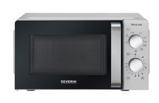 Severin mw 7780 forno a microonde 17 litri silver con grill 9 diversi livelli di