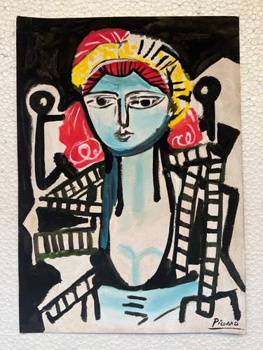 Pablo picasso disegno carta - picasso, su