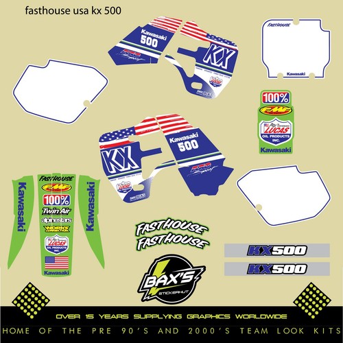 Kit grafica kawasaki 500 - kit,