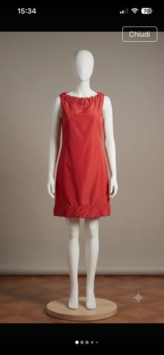 Abito rosso fiammante zara - abito,