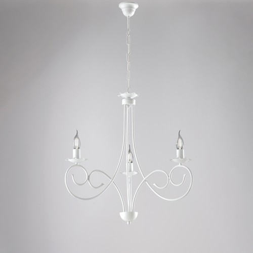 Lampadario ferro laccato - lampadario,