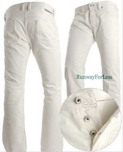 Jeans diesel 32 bianco - jeans, 33