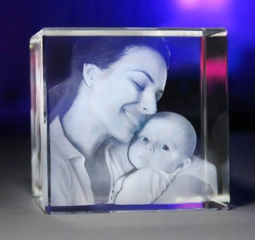 Cubo foto cristallo - 3d,
