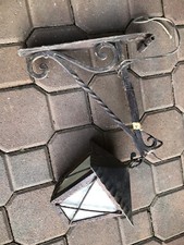 Vecchia Lampada Applique Da Parete In Ferro Vintage Impianto Da Rivedere