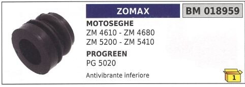 Antivibrante inferiore zomax - antivibrante,