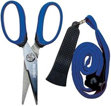 MUSTAD FORBICI PER TRECCIATO CON FODERO PESCA SPINNING CARPFISHING MARE