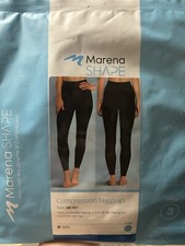 Marena Shape Compression Leggings Style ME-601 Size Small Beige