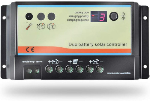 Regolatore solare pever doppia - solare,