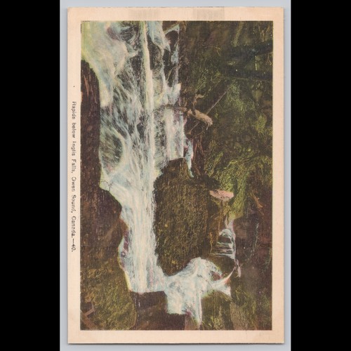 Cartolina antica rapids - cartolina, below