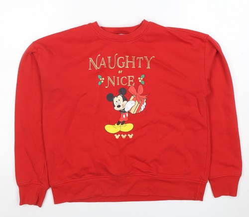 Felpa disney donna rossa - felpa,