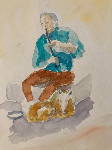 Bella pittura carta acquerello - pittura,