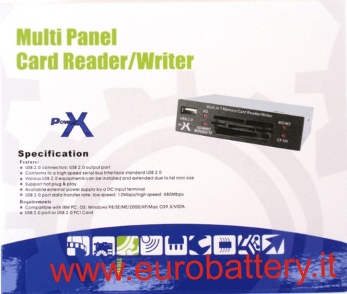Card reader interno all - card, 3,5"