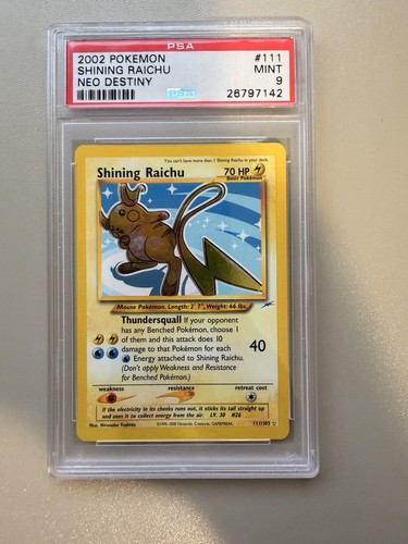 Pokemon shining raichu neo - pokemon,