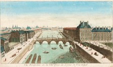 Parigi Pont Royal Panorama