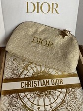 Dior borsa cosmetica oro