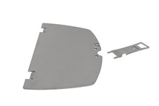 Piastra griglia + sollevatore plancha per Weber Q100 Q 120 Q1000 acciaio inox 4 mm griglia