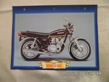 CARTE FICHE MOTO SUZUKI GS 550 E 1979