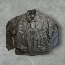 Giacca Bomber in Vera Pelle
