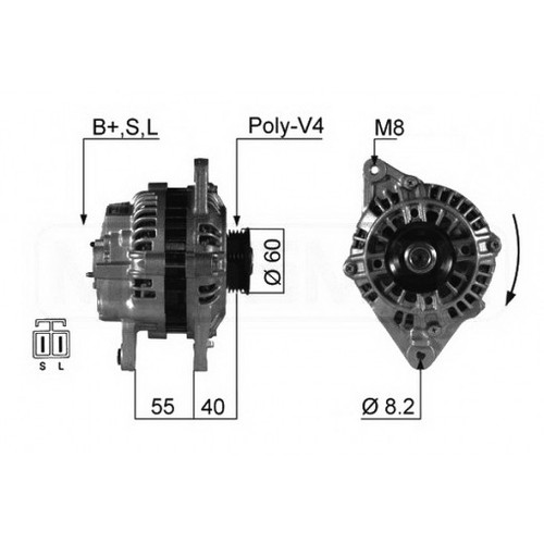 Alternatore per hyundai accent - alternatore,