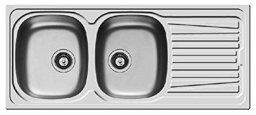 Lavello 116x50 acciaio inox - 116x50,