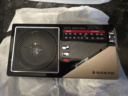 Radio sanyo rp 70 - radio,