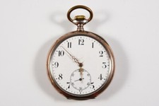 Orologio da taschino ZENITH savonette in argento 800 Grand Prix Paris 1900