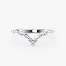 Fede diamantata da sposa donna