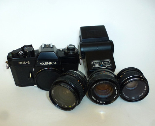 Yashica kit fotocamera - yashica,