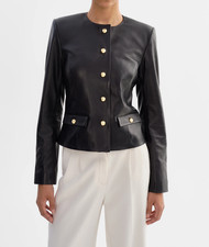 Giacca in pelle di agnello