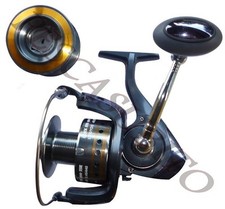 mulinello black dog 9000 max drag 20kg pesca siluro tonno popping surf casting