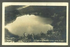 S. STEFANO D'AVETO (Genova) - LAGO NERO - F/P - VG. 1914 - Ed. R. RAZZETTI  