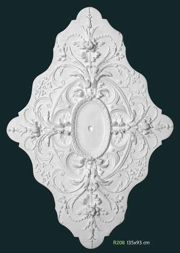 Rosone gesso bianco - in,