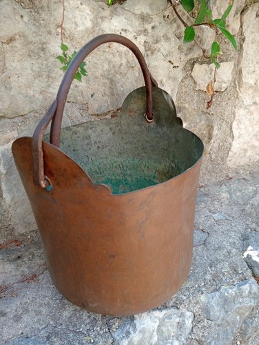 Paiolo rame antico - in,