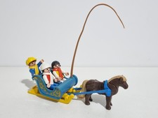 Playmobil 3391 Set Vecchia Slitta Bambini Pony Neve Natale Presepe