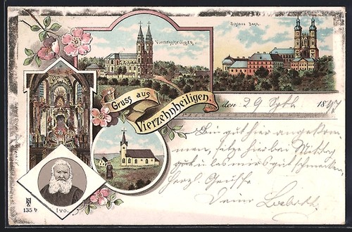Litografia staffelstein - litografia, /