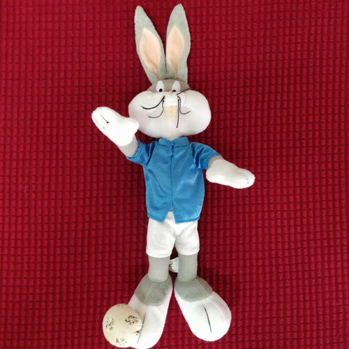 Peluche bugs bunny calciatore - peluche,