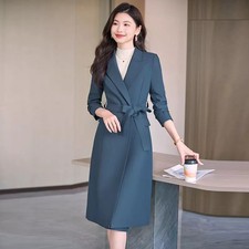 Trench Donna Lungo Blu