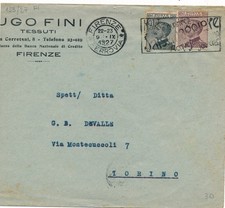 Italia 1927 Busta targhetta