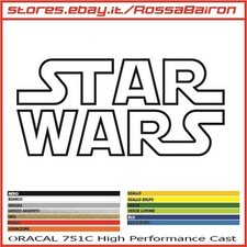 1 ADESIVO STAR WARS FILETTO mm.100x47 - STICKERS AUFKLEBER PEGATINAS DECALS