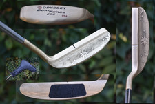 PERSONALIZZATO ORO Odyssey Dual Force 880 putter Napa 8802 RH inciso FRESATO SPLENDIDO!