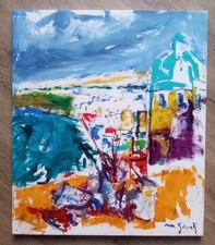 olio su tela isola Procida
