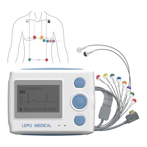 Holter monitor ecg - cavi, 24h