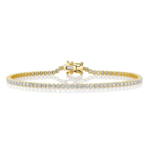 Bracciale tennis oro - bracciale, in