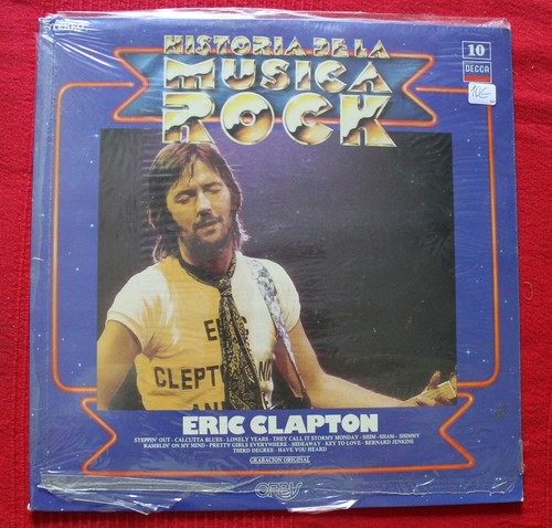 Eric clapton historia la - lp,
