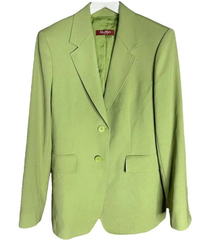 Giacca blazer verde lusso