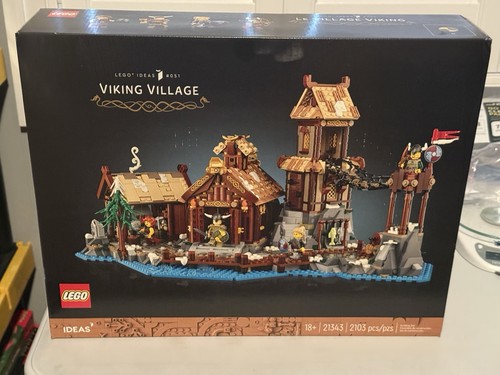 Lego ideas viking village - lego,